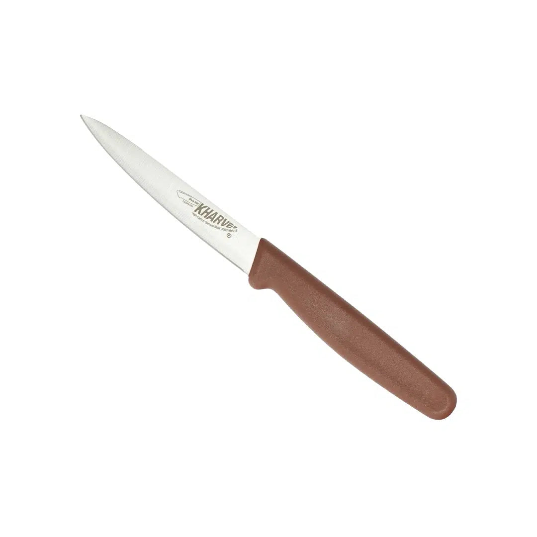 Kh Kharve Paring Knife 10cm BROWN HANDLE 48116