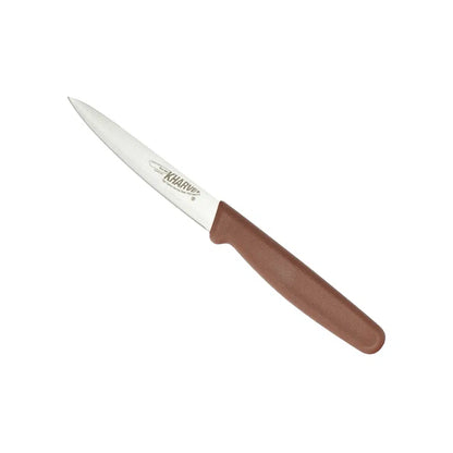 Kh Kharve Paring Knife 10cm BROWN HANDLE 48116